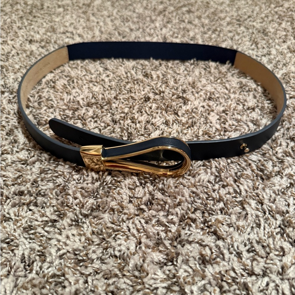 Chico’s Elegant Blue and Gold Women's Belt